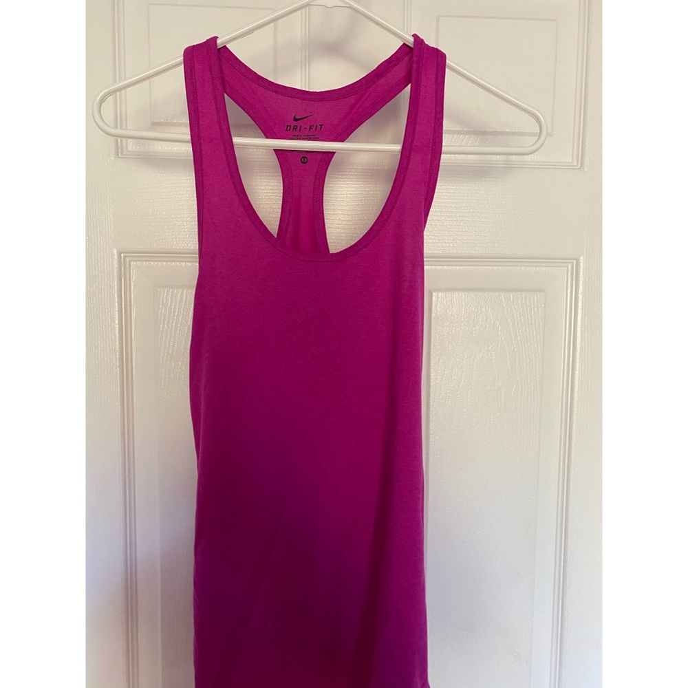 Nike Magenta Racerback Tank - Picture 5 of 6